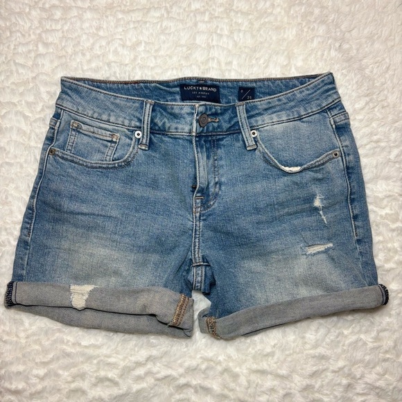 Lucky Brand Pants - Lucky Brand Women's Light Blue Jean Shorts